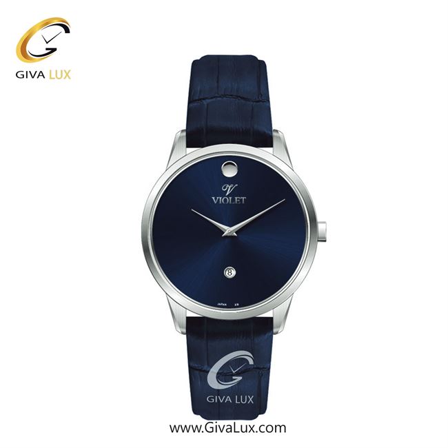 ساعت مچی اورجینال زنانه ویولت VIOLET نقره ای | سرمه ای| سرمه ای| کد رفرنس 0550